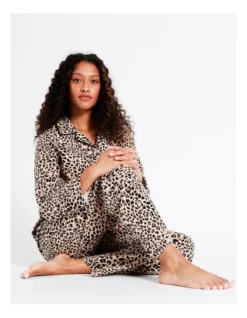 SOHO Flannelette Pyjama Set In Leopard Print 13 SOHO Flannelette Pyjama Set In Leopard Print -Myer Clothing Shop 966003940 7 720x928