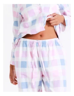 SOHO Flannelette Pyjama Set Large Check In Pink 13 SOHO Flannelette Pyjama Set Large Check In Pink -Myer Clothing Shop 966004120 7 720x928