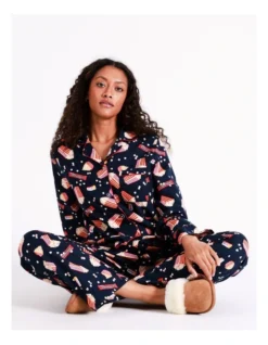 SOHO Flannelette Pyjama Set In Movie Night