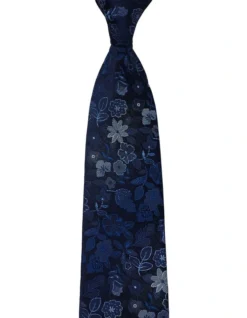 Viola Silk Tie In Blue