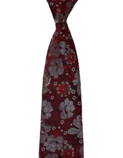 Dianthus Silk Tie In Red