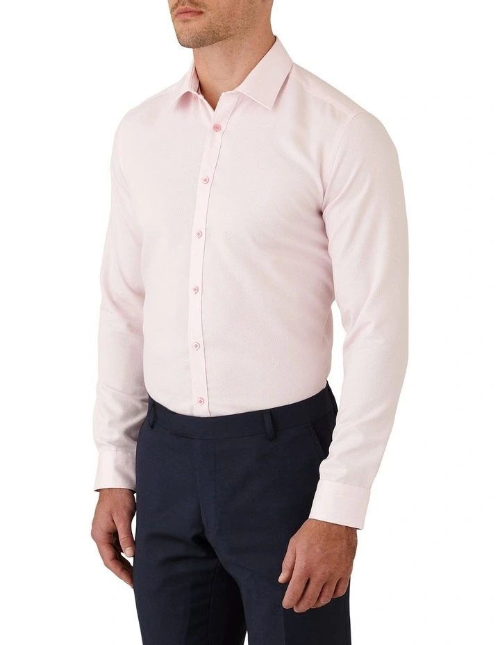 Gibson Flame Slim Fit Shirt In Pink 3 Gibson Flame Slim Fit Shirt In Pink - Image 3