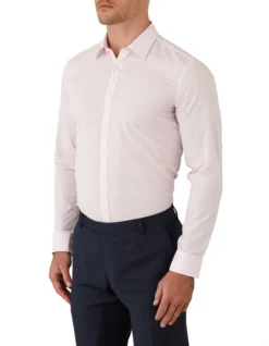 Gibson Flame Slim Fit Shirt In Pink 6 Gibson Flame Slim Fit Shirt In Pink -Myer Clothing Shop 966073060 966062530 3 720x928