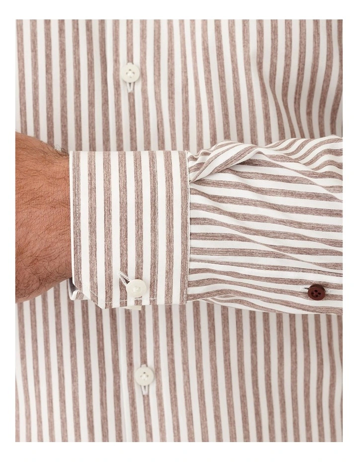 Gibson Motion Slim Fit Shirt In Brown 4 Gibson Motion Slim Fit Shirt In Brown - Image 4