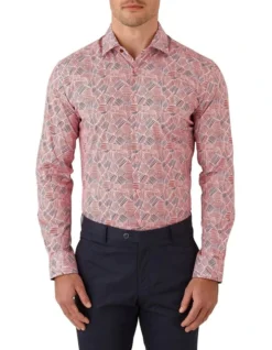 Gibson Motion Slim Fit Shirt In Pink