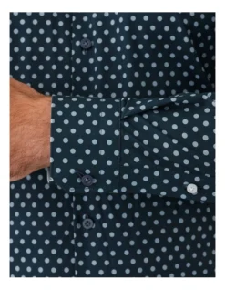 Gibson Motion Slim Fit Shirt In Teal -Myer Clothing Shop 966073780 4 720x928