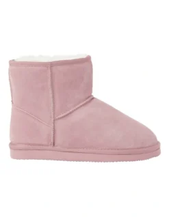 SOHO Aleah Slipper In Pink Sheepskin