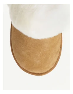 SOHO Felix Slipper In Chestnut Sheepskin In Brown -Myer Clothing Shop 966136060 6 1 720x928