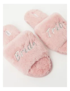 SOHO Bride Tribe Slipper In Blush -Myer Clothing Shop 966136780 4 1 720x928