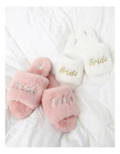 SOHO Bride Tribe Slipper In Blush -Myer Clothing Shop 966136780 7 720x928