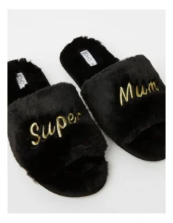 SOHO Super Mum Slipper In Black -Myer Clothing Shop 966136960 3 720x928