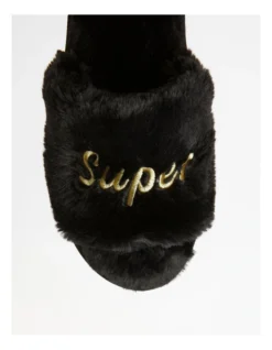 SOHO Super Mum Slipper In Black -Myer Clothing Shop 966136960 5 720x928