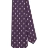 Floral Tie In Purple