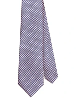 Jacquard Tie In Pink