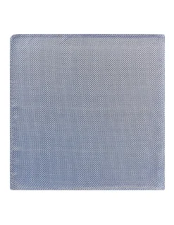 Jacquard Pocket Square In Grey