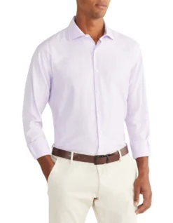 Tailored Price Of Wales Check Shirt In Purple