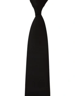 Gibson Textured Silk Slim Tie In Black