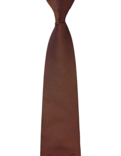 Gibson Textured Silk Slim Tie In Orange