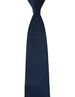 Gibson Arrowhead Silk Slim Tie In Navy