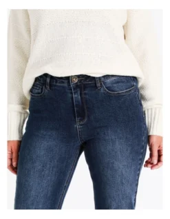 Regatta Recycled Cotton Blend Wardrobe Staple Straight Full Leg Jean In Mid Wash -Myer Clothing Shop 966491110 4 720x928