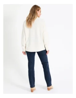 Regatta Recycled Cotton Blend Wardrobe Staple Straight Full Leg Jean In Mid Wash -Myer Clothing Shop 966491110 6 720x928