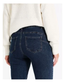 Regatta Recycled Cotton Blend Wardrobe Staple Straight Full Leg Jean In Mid Wash -Myer Clothing Shop 966491110 7 720x928