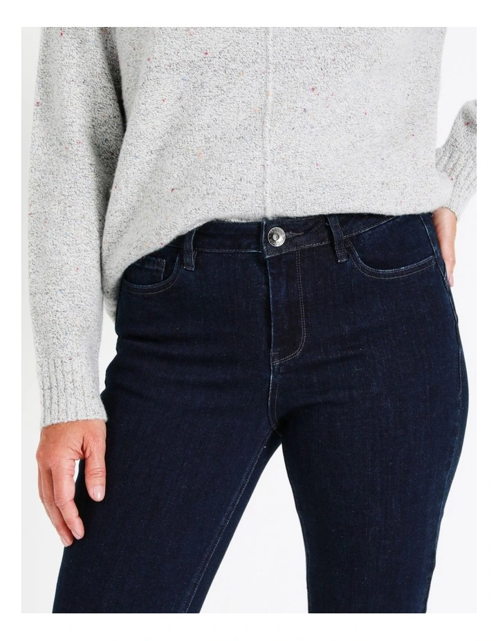 Regatta Recycled Cotton Blend Wardrobe Staple Slim Full Length Jean In Indigo 4 Regatta Recycled Cotton Blend Wardrobe Staple Slim Full Length Jean In Indigo - Image 4