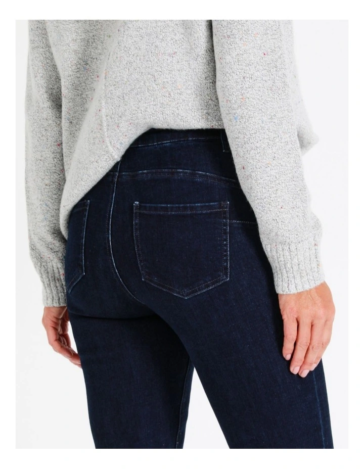 Regatta Recycled Cotton Blend Wardrobe Staple Slim Full Length Jean In Indigo 7 Regatta Recycled Cotton Blend Wardrobe Staple Slim Full Length Jean In Indigo - Image 7