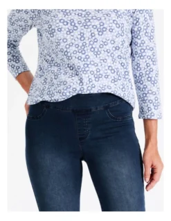 Regatta Recycled Cotton Blend Wardrobe Staple Jegging Full Leg Denim In Mid Indigo 10 Regatta Recycled Cotton Blend Wardrobe Staple Jegging Full Leg Denim In Mid Indigo -Myer Clothing Shop 966491560 4 720x928