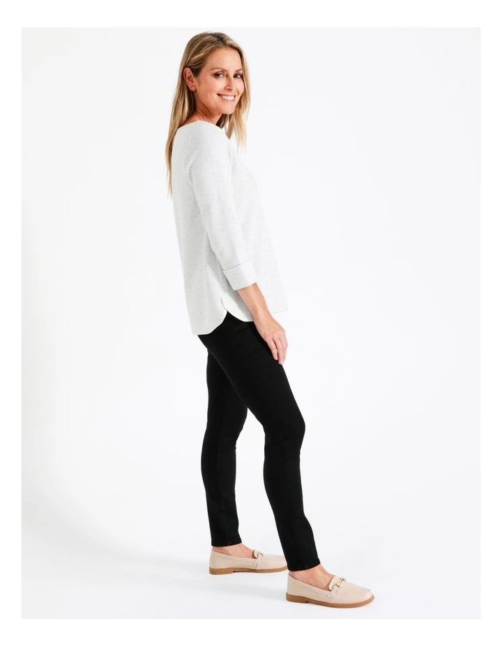 Regatta Recycled Cotton Blend Wardrobe Staple Jegging Full Length Denim In Black 3 Regatta Recycled Cotton Blend Wardrobe Staple Jegging Full Length Denim In Black - Image 3