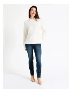 Regatta Fancy Knit Drop Shoulder Jumper In Ivory 13 Regatta Fancy Knit Drop Shoulder Jumper In Ivory -Myer Clothing Shop 966515680 7 720x928