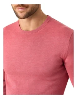 Barnett Silk Cotton Crew In Pink -Myer Clothing Shop 966519190 966533590 3 720x928