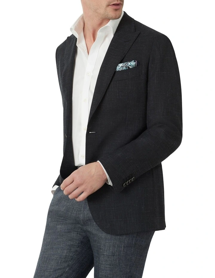 Tate Jacket In Charcoal 2 Tate Jacket In Charcoal - Image 2