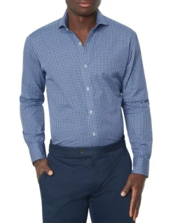Rawson Shirt In Blue -Myer Clothing Shop 966663280 3 720x928