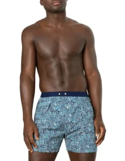 Taormina Printed Boxer Short In Seafoam -Myer Clothing Shop 966664810 3 720x928