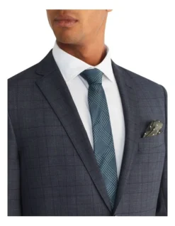 Van Heusen Tailored Prince Of Wales Check Suit Jacket In Blue -Myer Clothing Shop 966721150 4 1 720x928