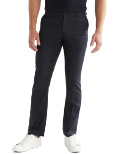 Van Heusen Tailored Suit Puppytooth Pant In Navy