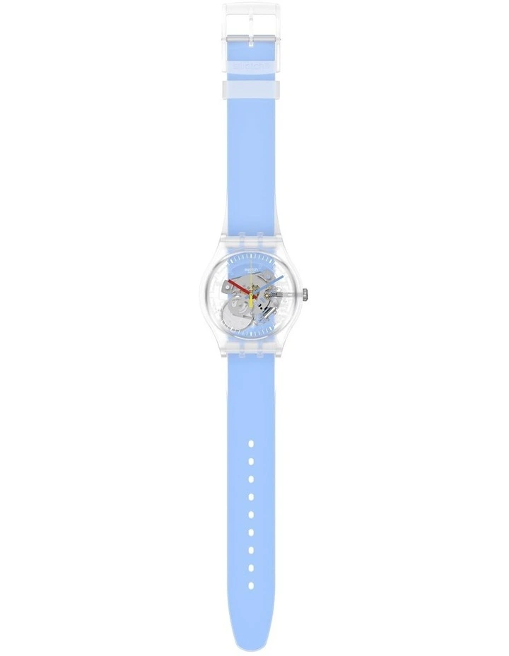 Swatch Clearly Stripped Watch In Blue 2 Swatch Clearly Stripped Watch In Blue - Image 2