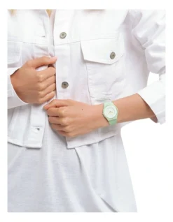 Swatch Caricia Verde Watch In Green -Myer Clothing Shop 966792430 4 720x928
