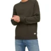 Jack & Jones Atlas Knit Pullover In Rosin
