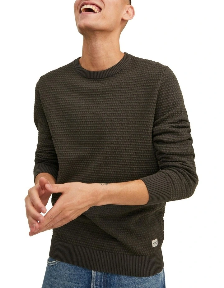 Jack & Jones Atlas Knit Pullover In Rosin 3 Jack & Jones Atlas Knit Pullover In Rosin - Image 3