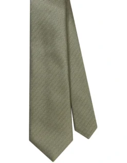 Van Heusen Dotted Tie In Green