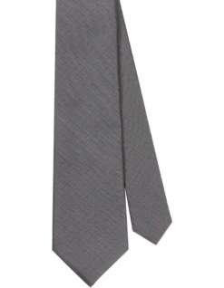 Van Heusen Self Check Tie In Grey