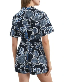 French Connection Button Through Belted Playsuit In Multi 6 French Connection Button Through Belted Playsuit In Multi -Myer Clothing Shop 966904480 3 720x928