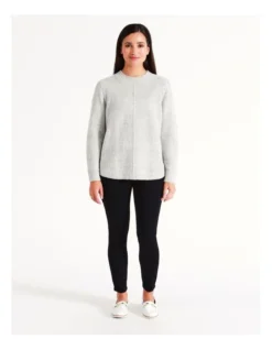 Regatta Recycled Cotton Blend Wardrobe Staple Jegging Full Length In Denim Black