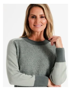 Regatta Organic Cotton Blend Colour Blocked Twist Jumper With Raglan Sleeve In Sage Twist 10 Regatta Organic Cotton Blend Colour Blocked Twist Jumper With Raglan Sleeve In Sage Twist -Myer Clothing Shop 966963880 4 720x928