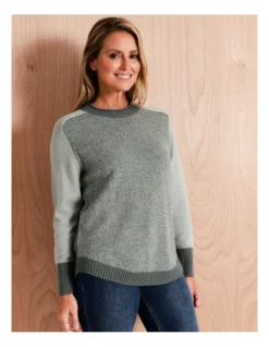 Regatta Organic Cotton Blend Colour Blocked Twist Jumper With Raglan Sleeve In Sage Twist 13 Regatta Organic Cotton Blend Colour Blocked Twist Jumper With Raglan Sleeve In Sage Twist -Myer Clothing Shop 966963880 7 720x928