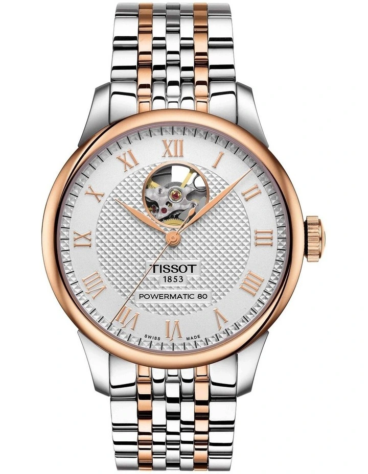 Tissot Le Locle Powermatic 80 Open Heart T0064072203302 Watch In Rose Gold 1 Tissot Le Locle Powermatic 80 Open Heart T0064072203302 Watch In Rose Gold
