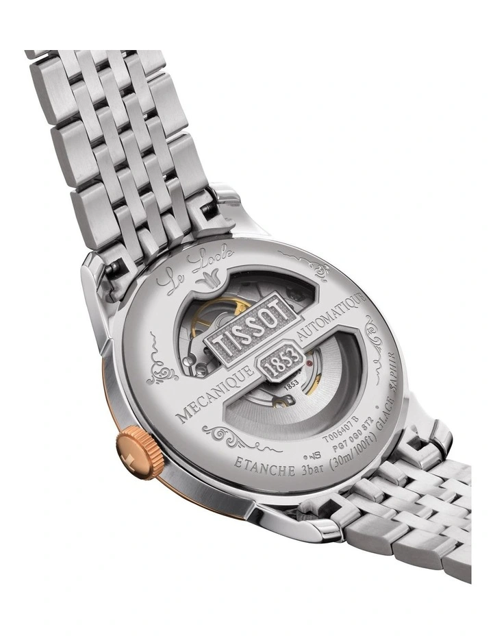 Tissot Le Locle Powermatic 80 Open Heart T0064072203302 Watch In Rose Gold 5 Tissot Le Locle Powermatic 80 Open Heart T0064072203302 Watch In Rose Gold - Image 5