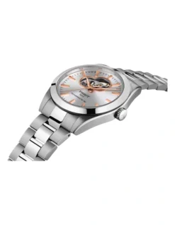 Tissot Gentleman Powermatic 80 Open Heart T1274071103101 Watch In Silver -Myer Clothing Shop 966983860 5 720x928